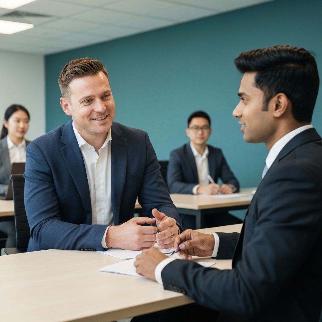 Professional leadership coaching session